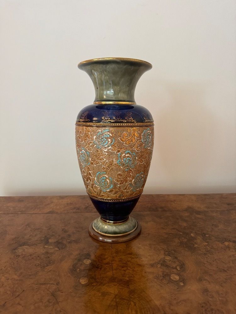 Stunning Quality Large Antique Royal Doulton Vase photo vinterior