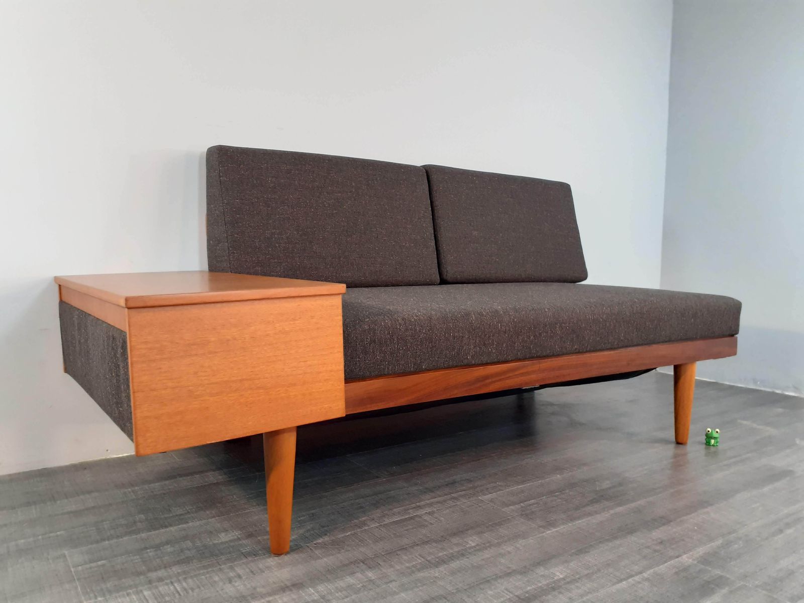 Pair Of Svane Daybeds And Corner Table In Teak Designed By Ingmar Relling,  Scandinavian Mid Century 1960s photo 3750.0