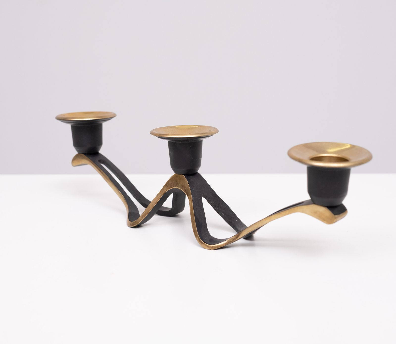 Richard Rohac Candle Holder By Walter Bosse 1960s Austria photo vintage