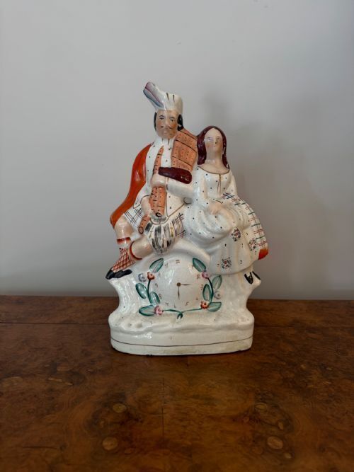 Pretty Antique Large Staffordshire Figure photo Home Decor
