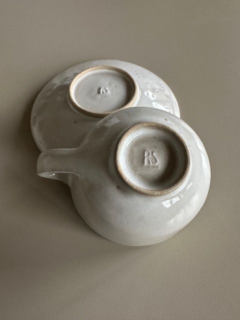A Set Of 10 (Ten) Of Rupert Spira, Stoneware Glazed Cups And Saucers photo furniture