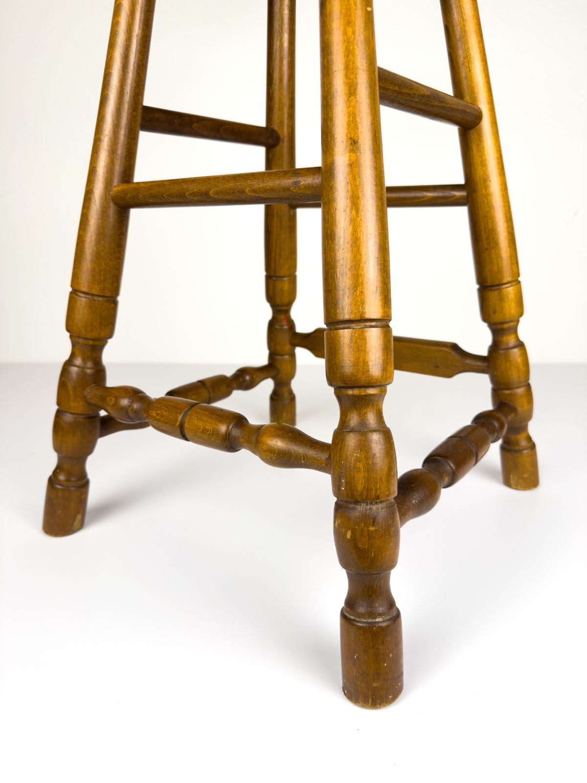 Vintage Wooden Bar Swivel Chair, Slovenia 1992 photo furniture