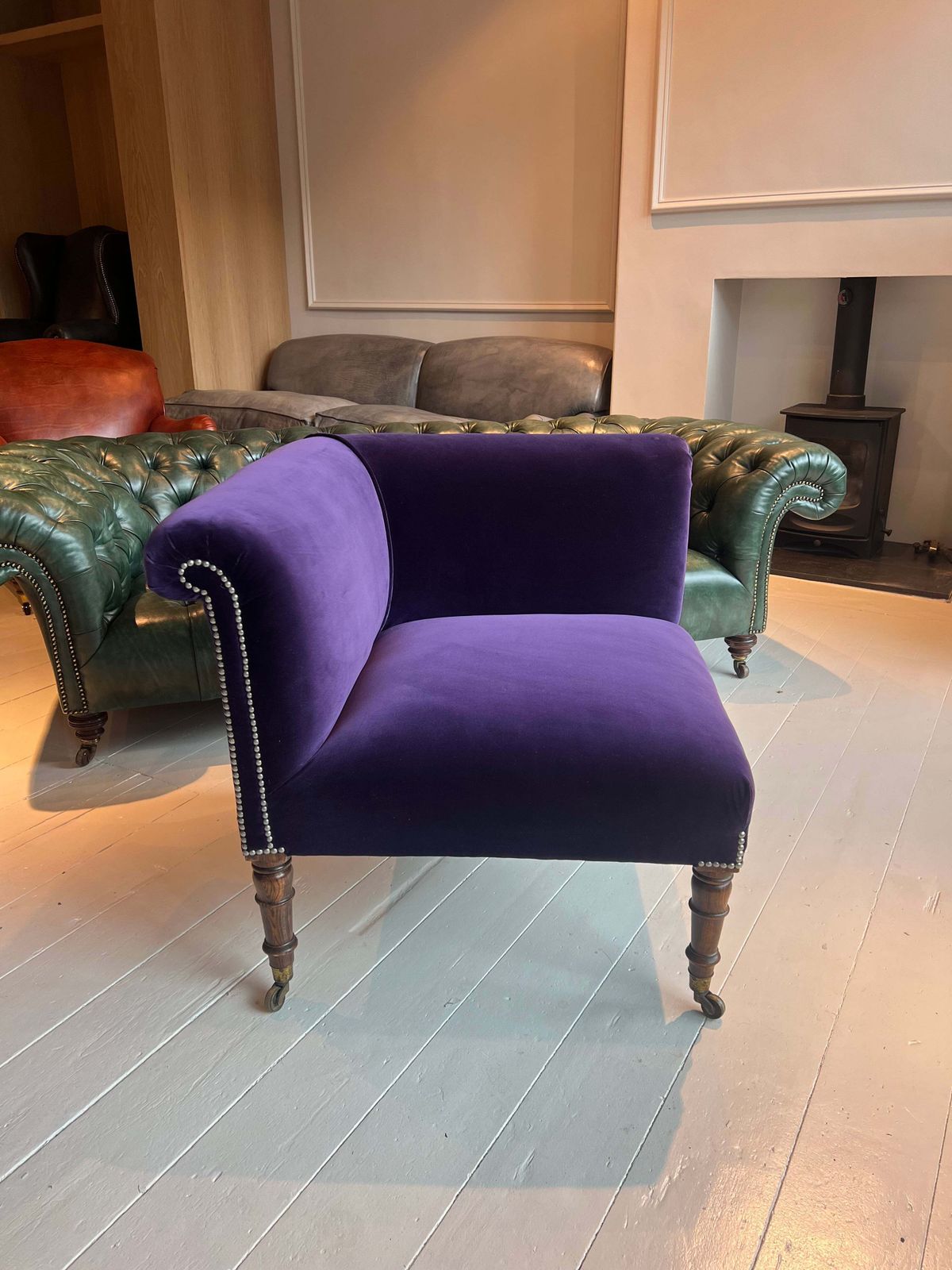 Beautifully Restored 19thc Miles & Edward’s Corner Chair photo Furniture