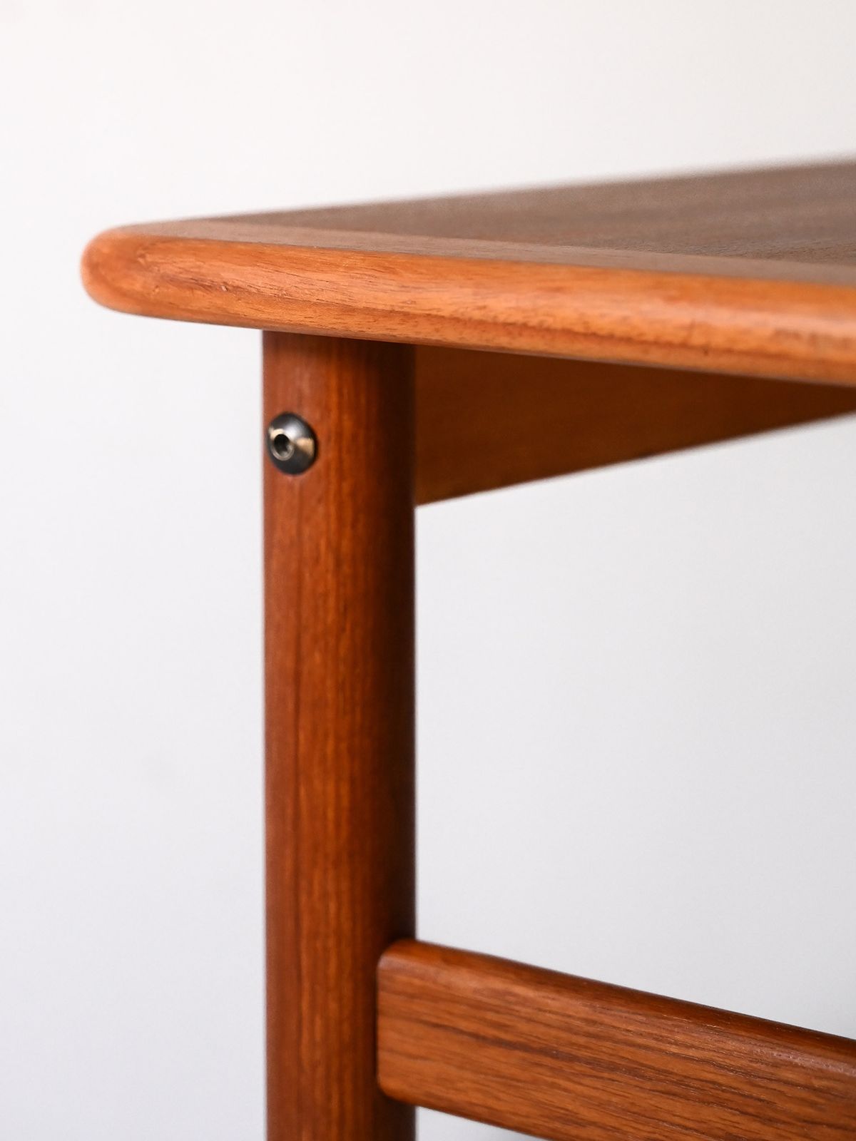 Scandinavian Teak Coffee Table With Turned Legs photo Furniture