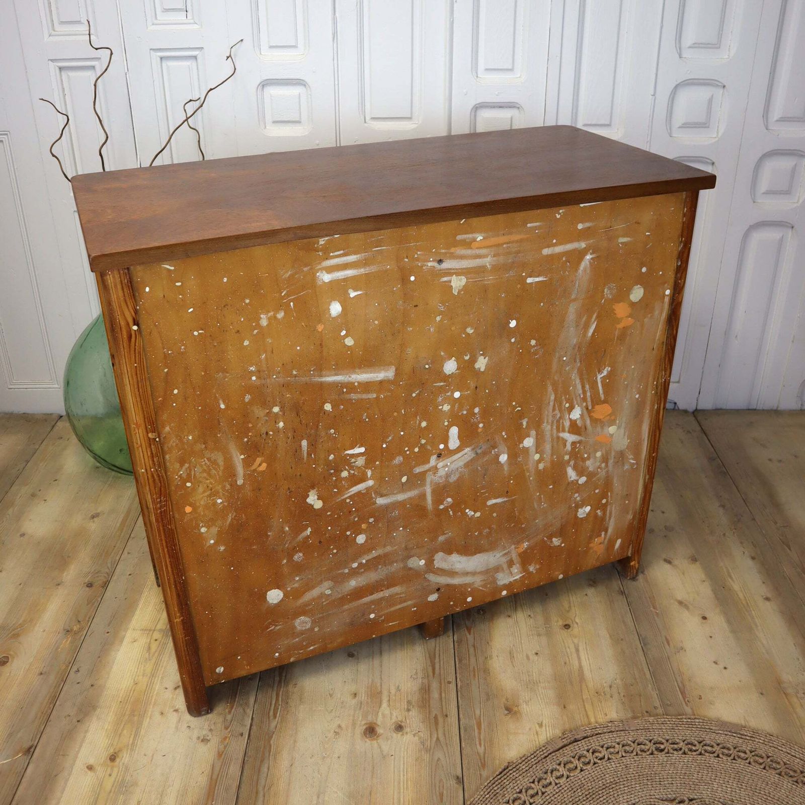 photo vintage Vintage Shop Haberdashery Chest Of Drawers