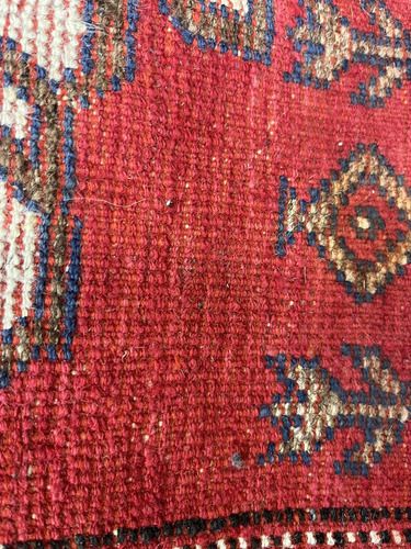 Superior Quality Hand Knotted Vintage Antique Oriental Tribal Area Rug / Carpet photo Textiles