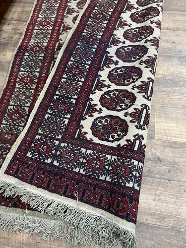 Superior Quality Antique Vintage Turkman Hand Knotted Oriental Carpet / Rug photo 85.0