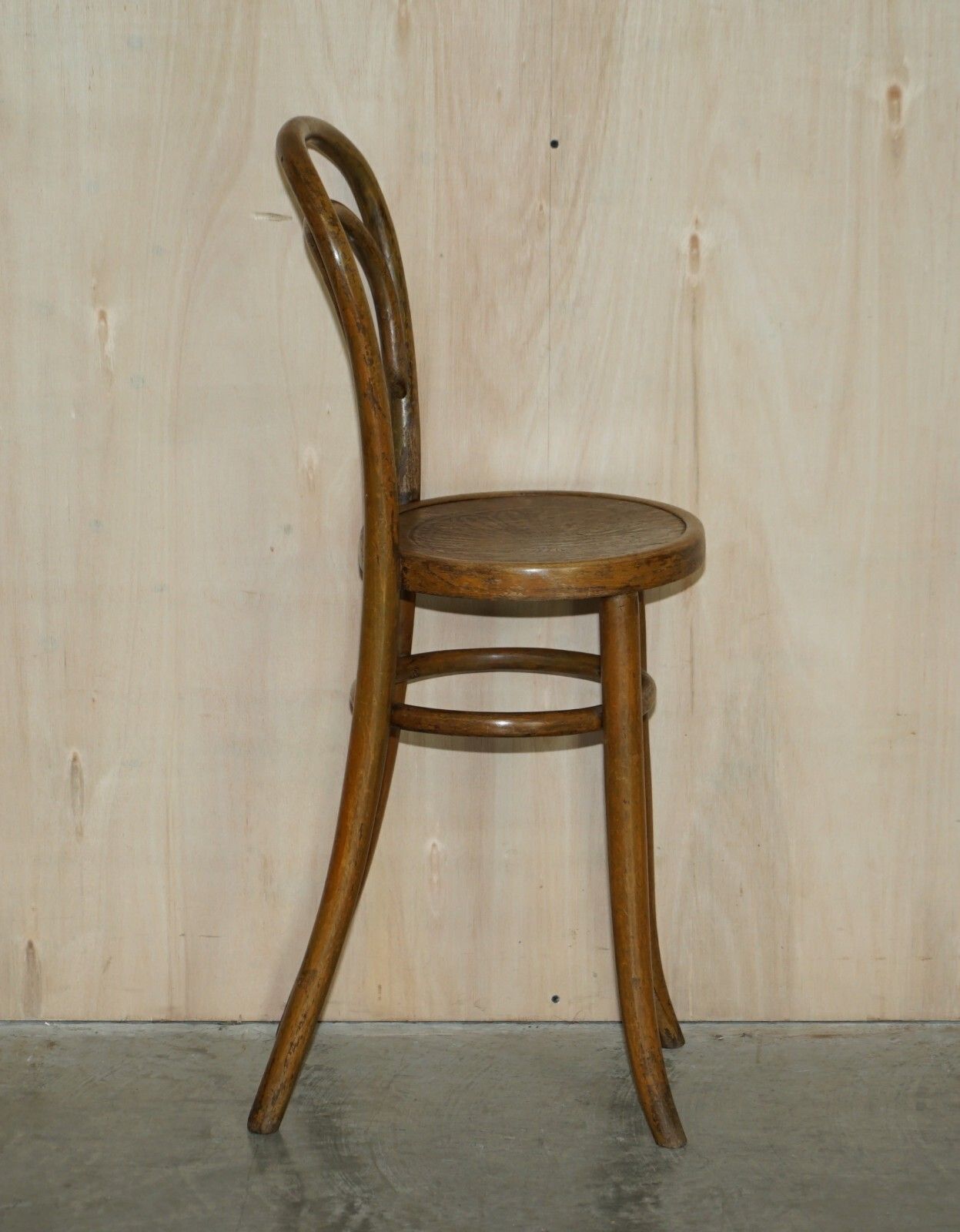 3 Original Circa 1920 Mundus Vienna Austria Bentwood High Back Kitchen Chairs photo buy