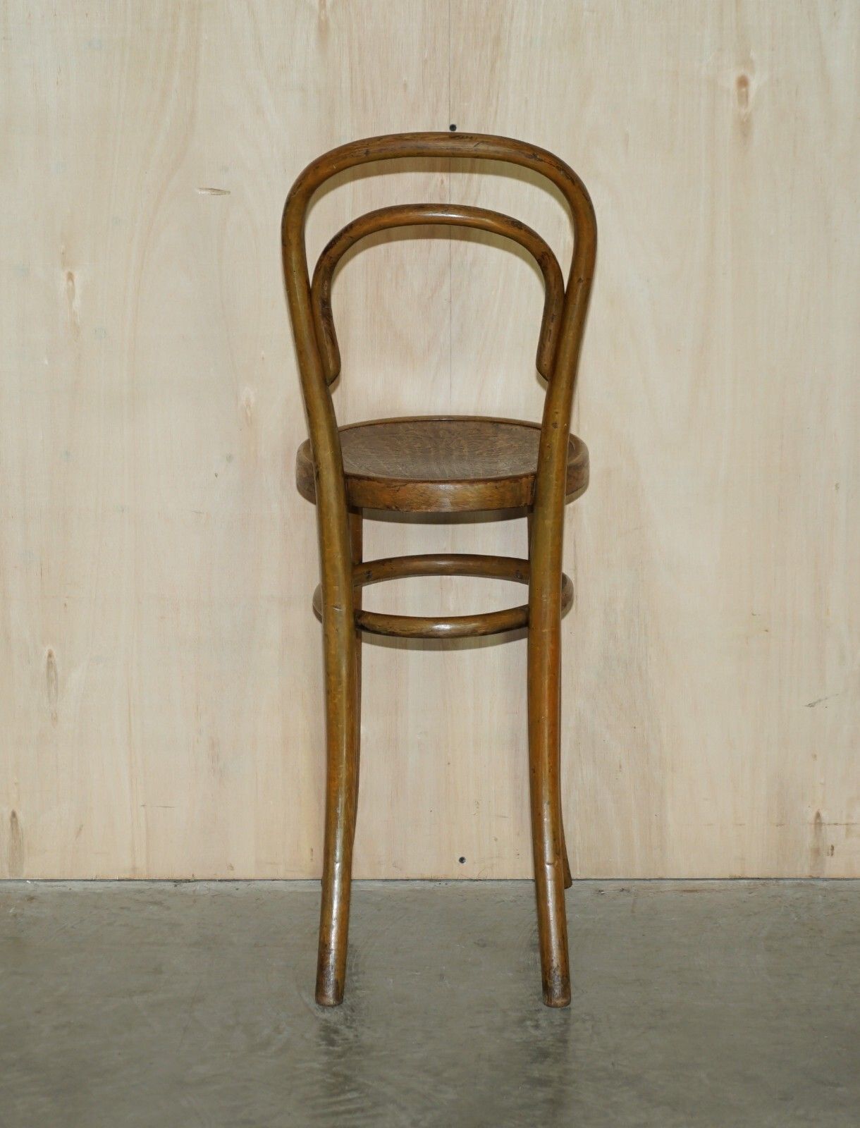 3 Original Circa 1920 Mundus Vienna Austria Bentwood High Back Kitchen Chairs photo vintage