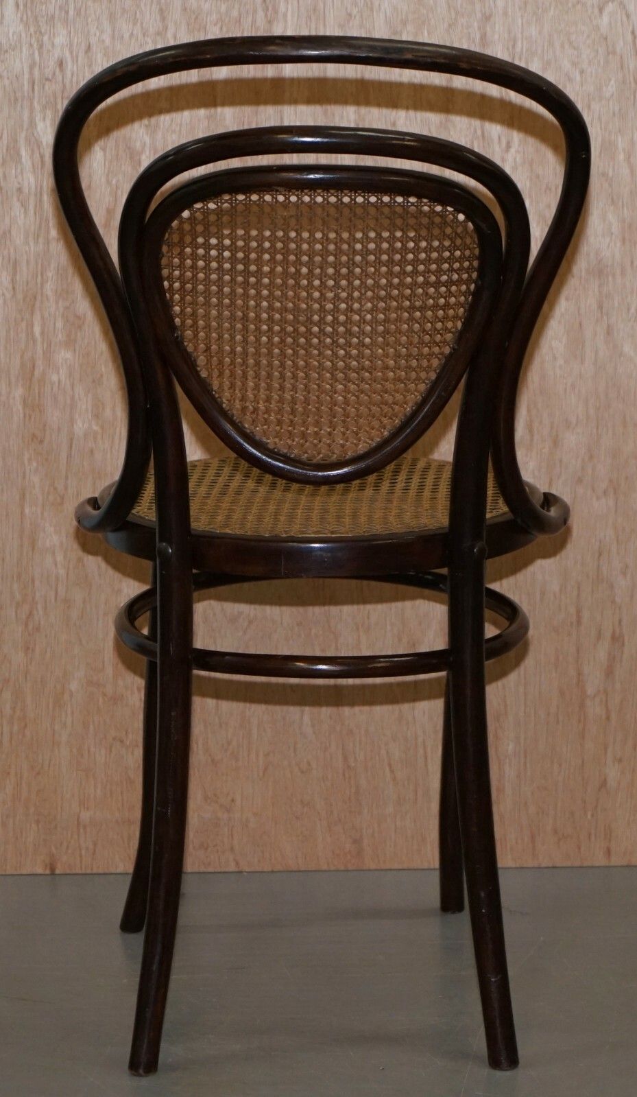 photo furniture Stamped Circa 1890 J&J Jacob & Josef Kohn Bentwood Bergere Armchair Part Suite