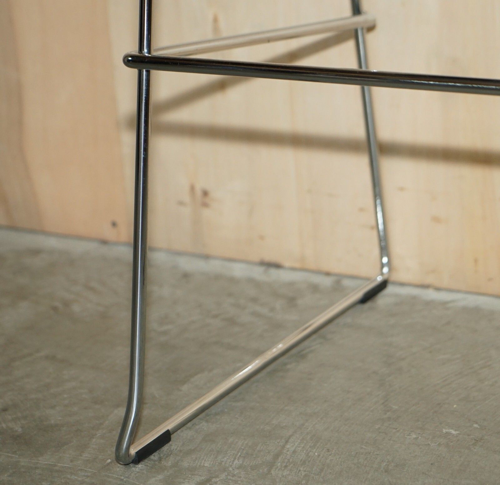 Four Black Whiteleaf Furniture Ltd Designer Stacking Bar Stools Part Of A Suite photo vintage