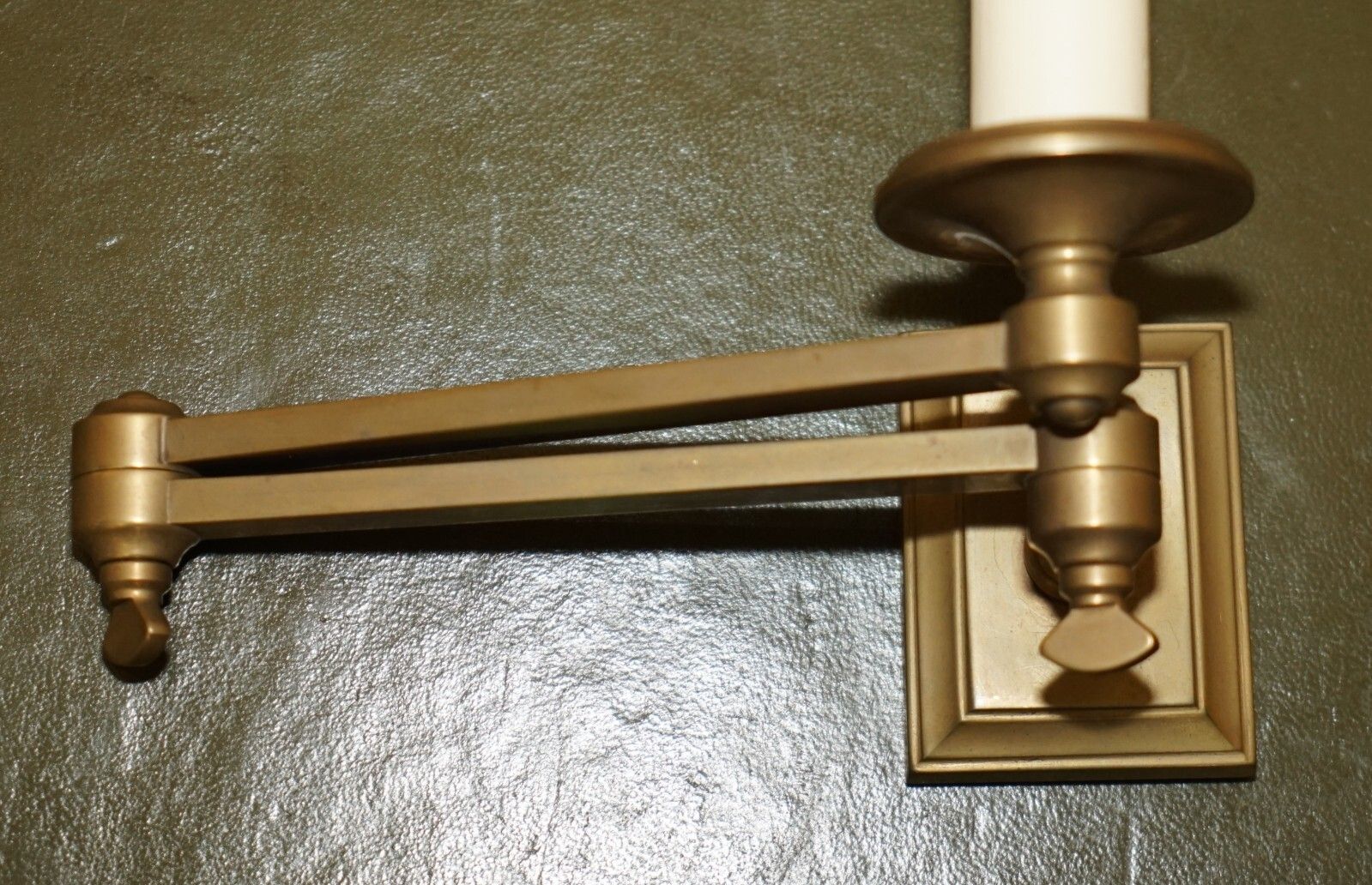 X2 Pairs Of Gilt Bronzed Brass Georgian Candle Sconce Articulated Wall Lights photo Lighting