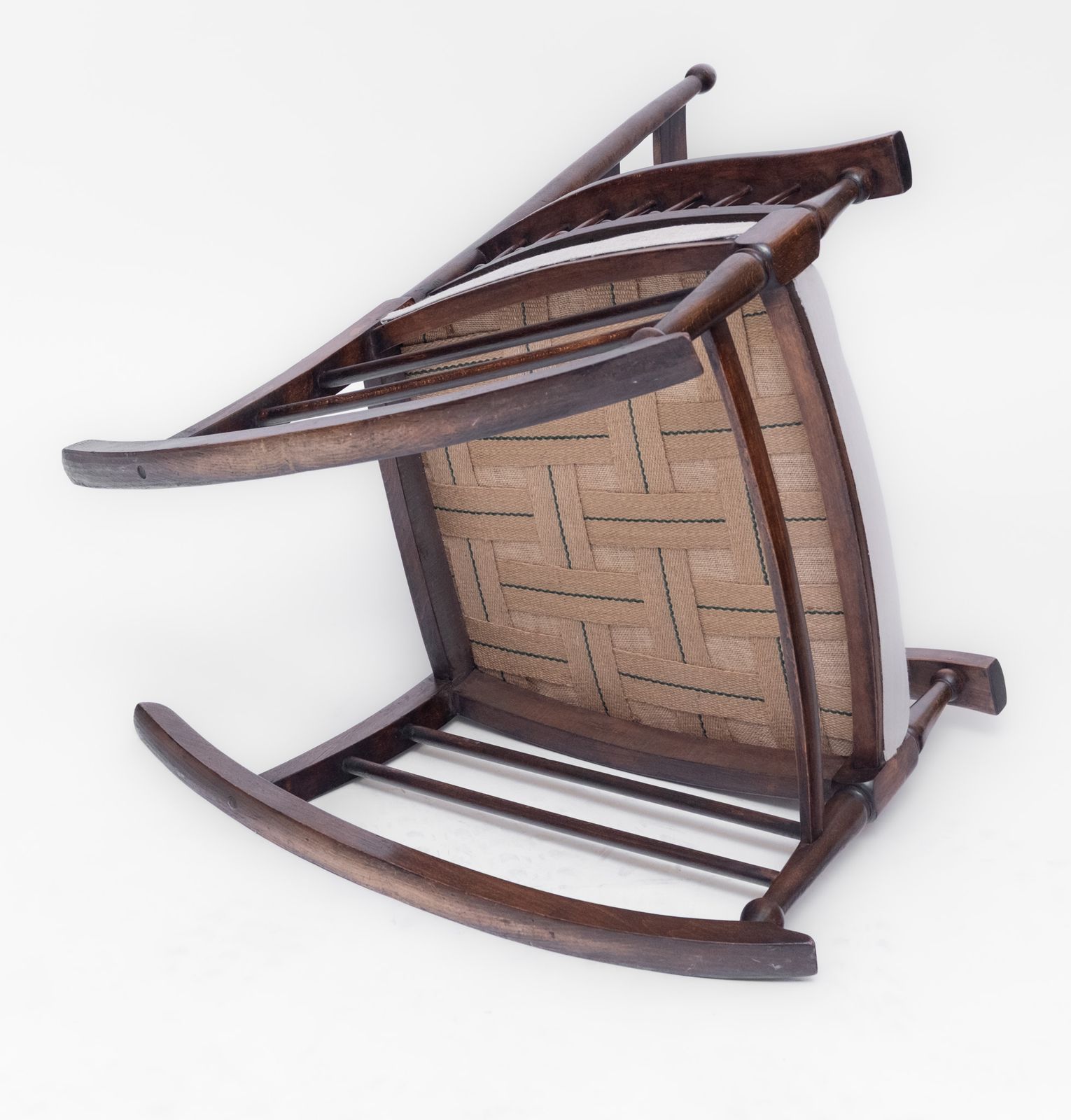 Arts & Crafts Rocking Chair Attr William Birch For Liberty & Co photo vinterior