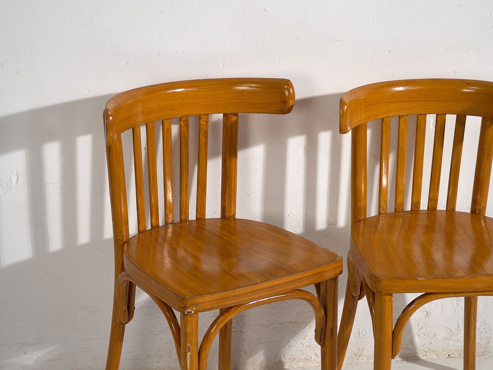 Set Of Antique Bistro Chairs (C.1920). Set Of 2 Pieces #5 photo for sale