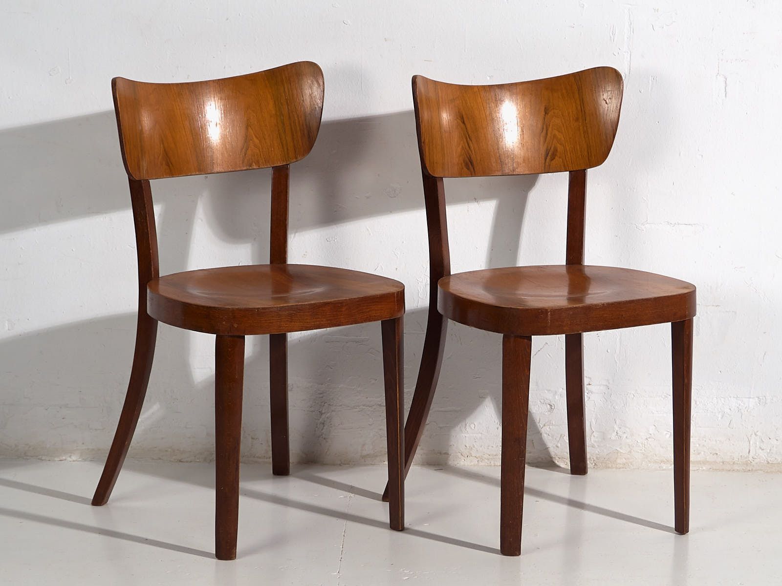 Retro Style Bentwood Chairs (C.1950). Set Of 2 Pieces #3 photo buy