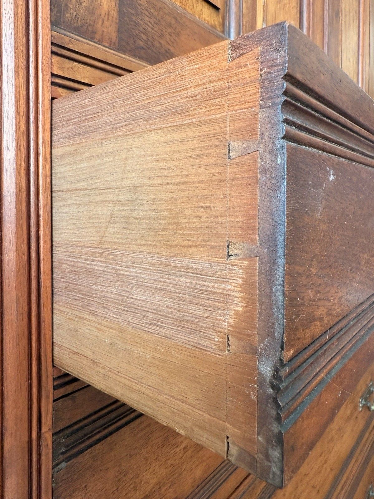 photo buy Magnificent Original Rare English Stamped Gillows Of Lancaster Wardrobe C 1880