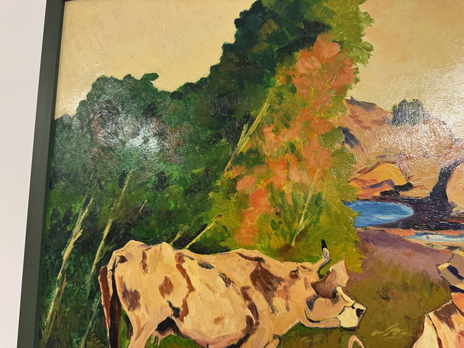 Mid Century Italian Oil Painting photo 445.0