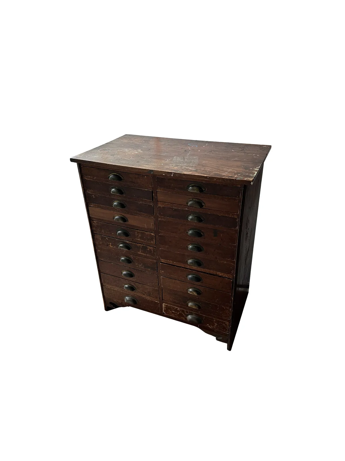 Industrial Watchmakers Artists Workshop Apothecary Haberdashery Shop Display Chest Of Drawers photo for sale