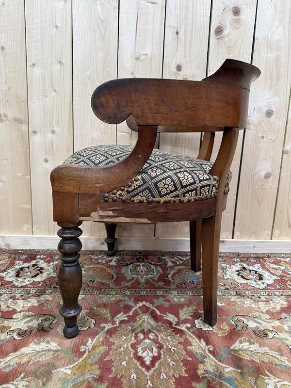 Fauteuil De Bureau époque Napoléon III   Louis Philipe photo for sale