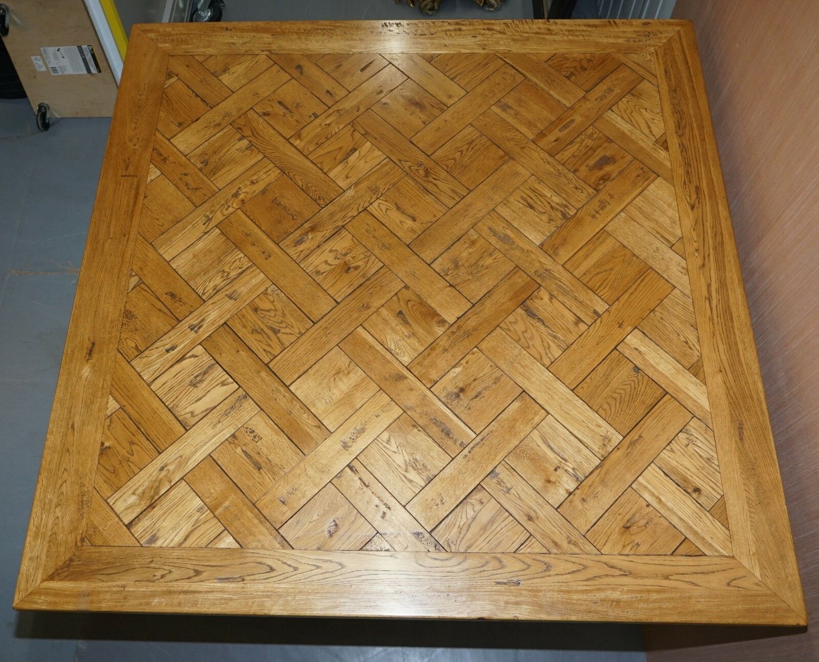 Large Halo 150x104cm Pegged Oak High Bar Table To Seat 8 12 People With Ease photo Furniture