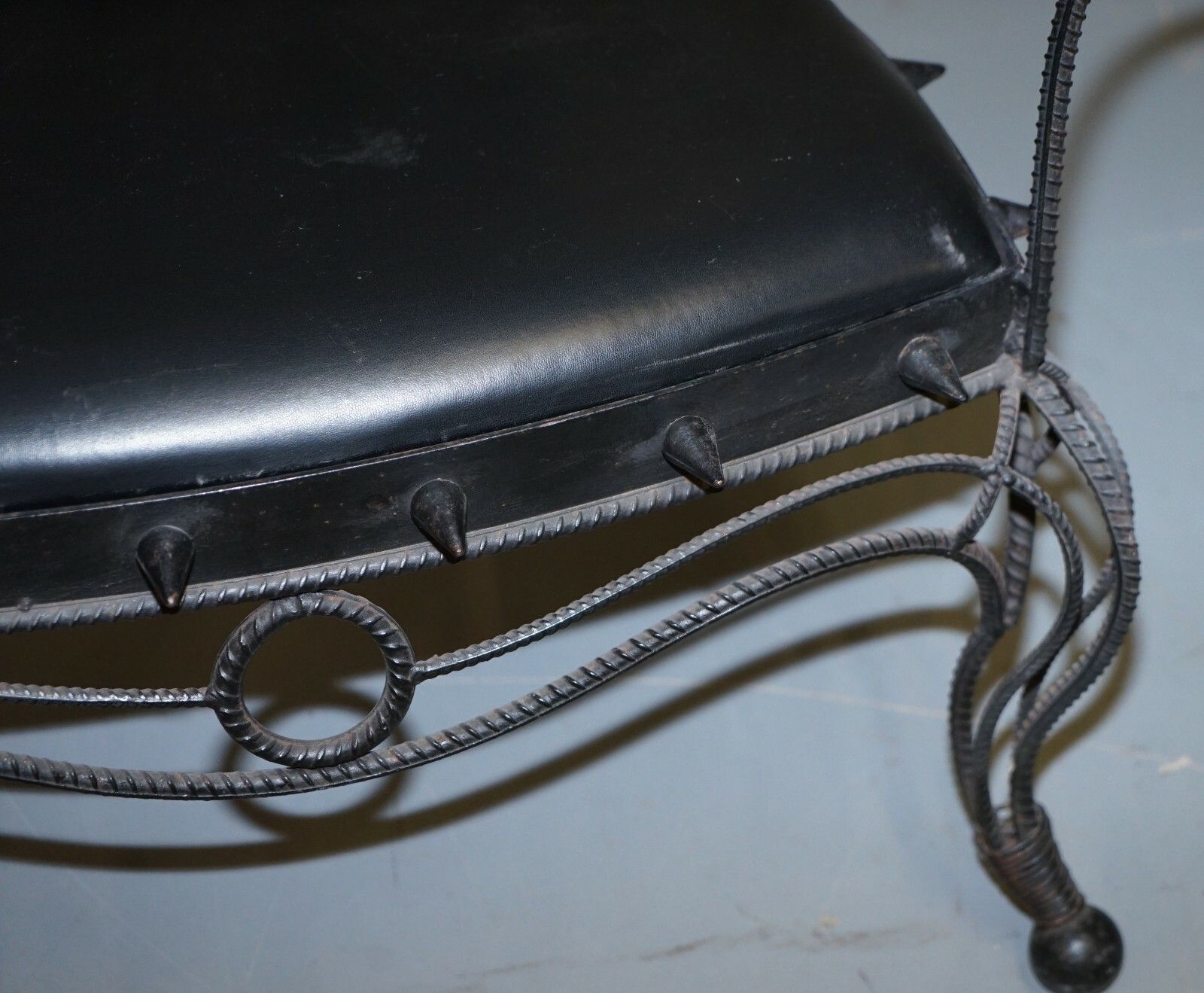 photo furniture Interesting Iron Workers Gothic Sexy Dungeon Iron Throne Armchair Part Suite