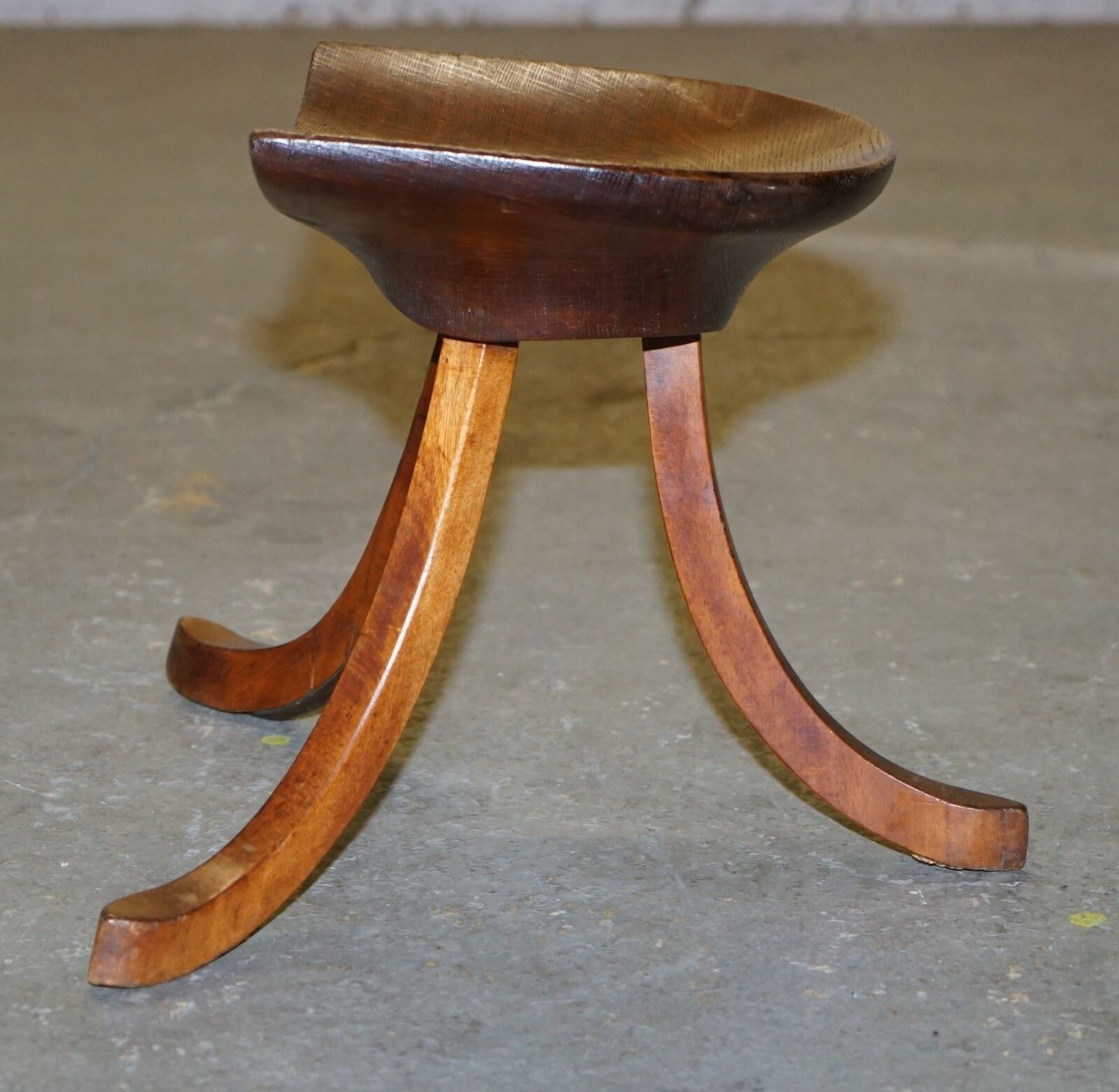 Fully Restored Liberty's London Thebes Stool L Wyburd Original Antique Victorian photo vintage