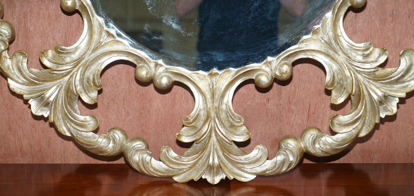 1 Of 2 Rrp £2850 Christopher Guy Gold & Silver Leaf Gilt Wood Wall Mirrors photo Home Decor