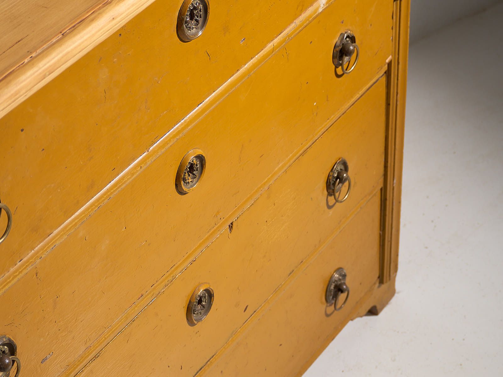 Large Antique Four Drawer Dresser photo Furniture