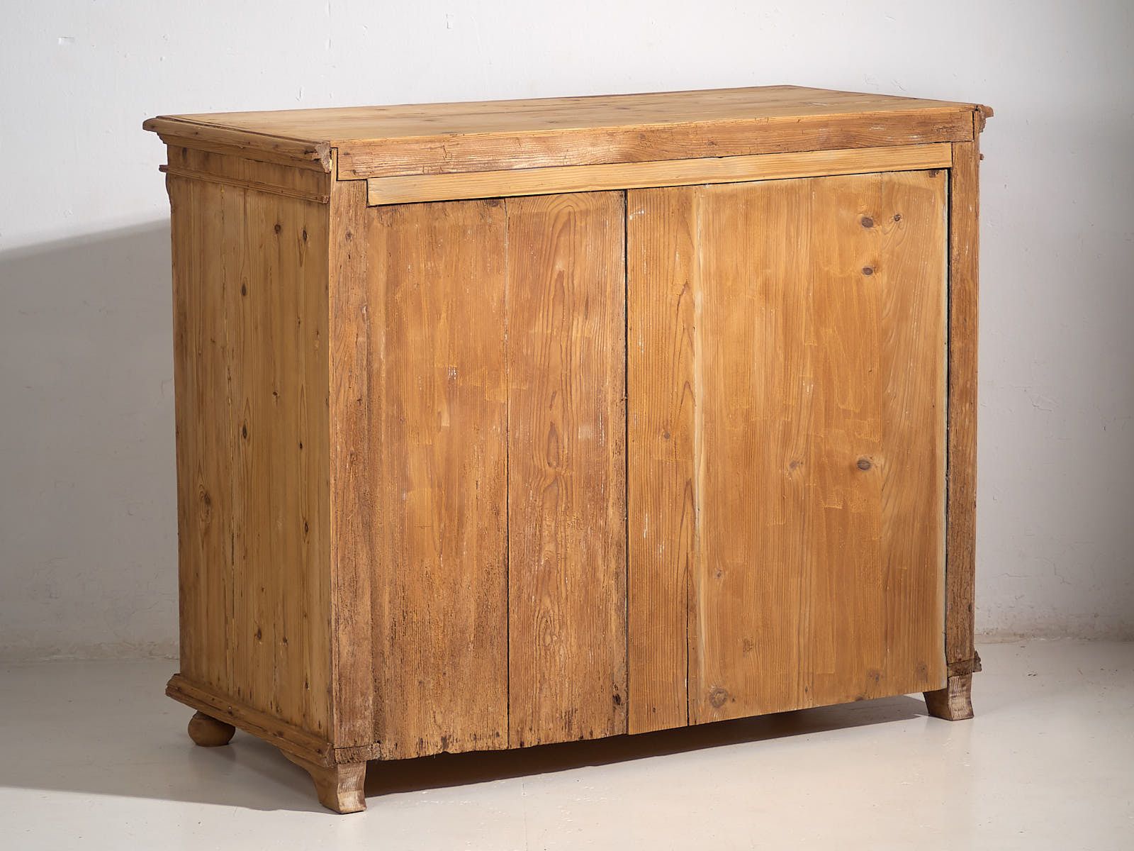 Antique Solid Wood Chest Of Drawers (C.1920) #4 photo vintage