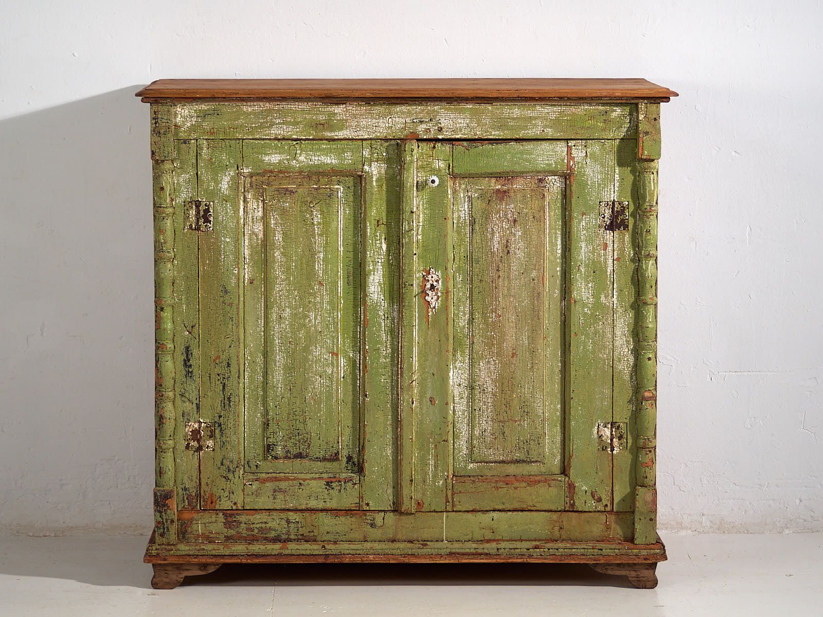 Antique Chest Of Drawers With Green Patina (C.1920) #59 photo 968.0