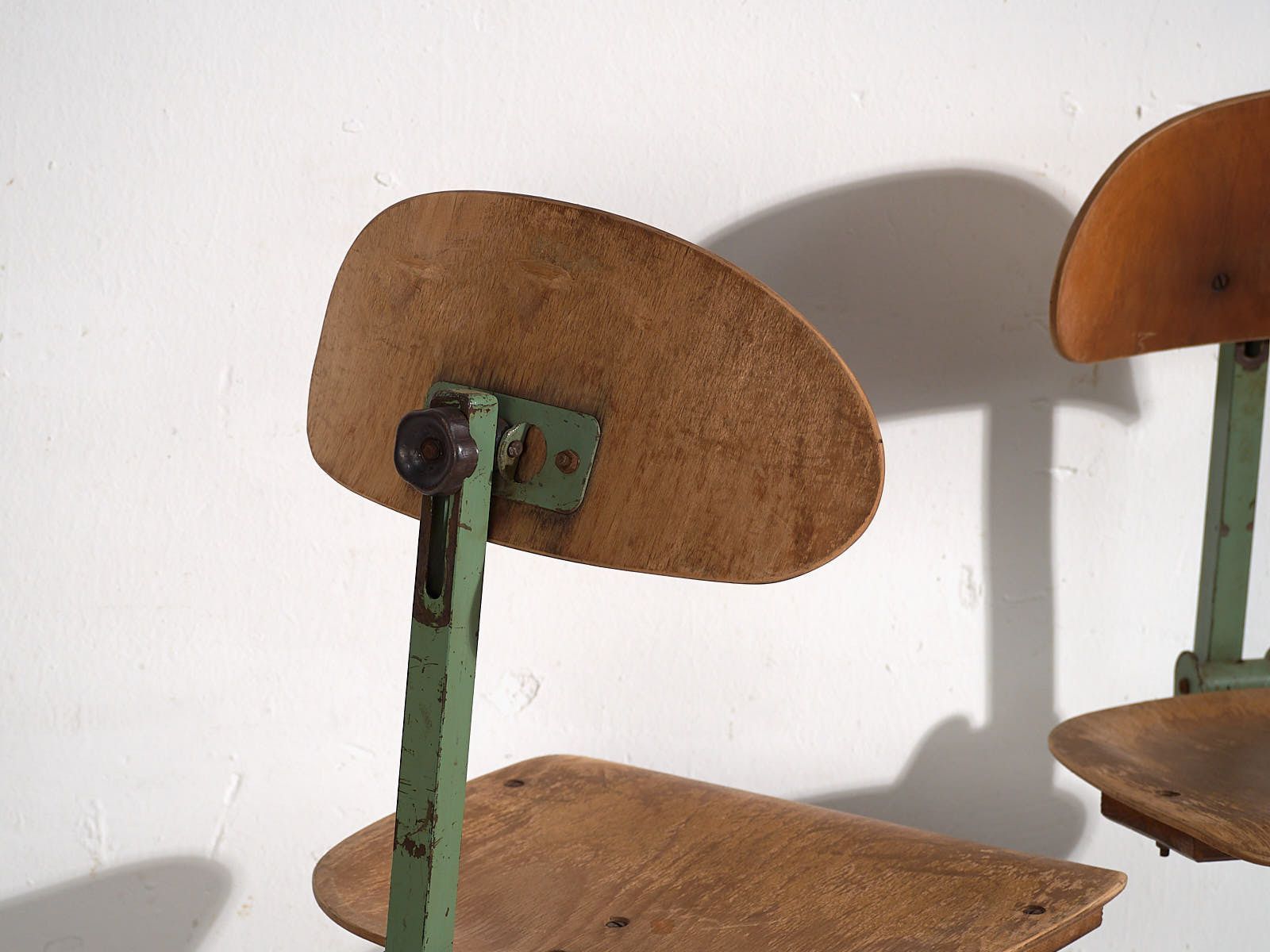 Industrial Style Workshop Chairs (C.1950). Set Of 4 Pieces #1 photo buy