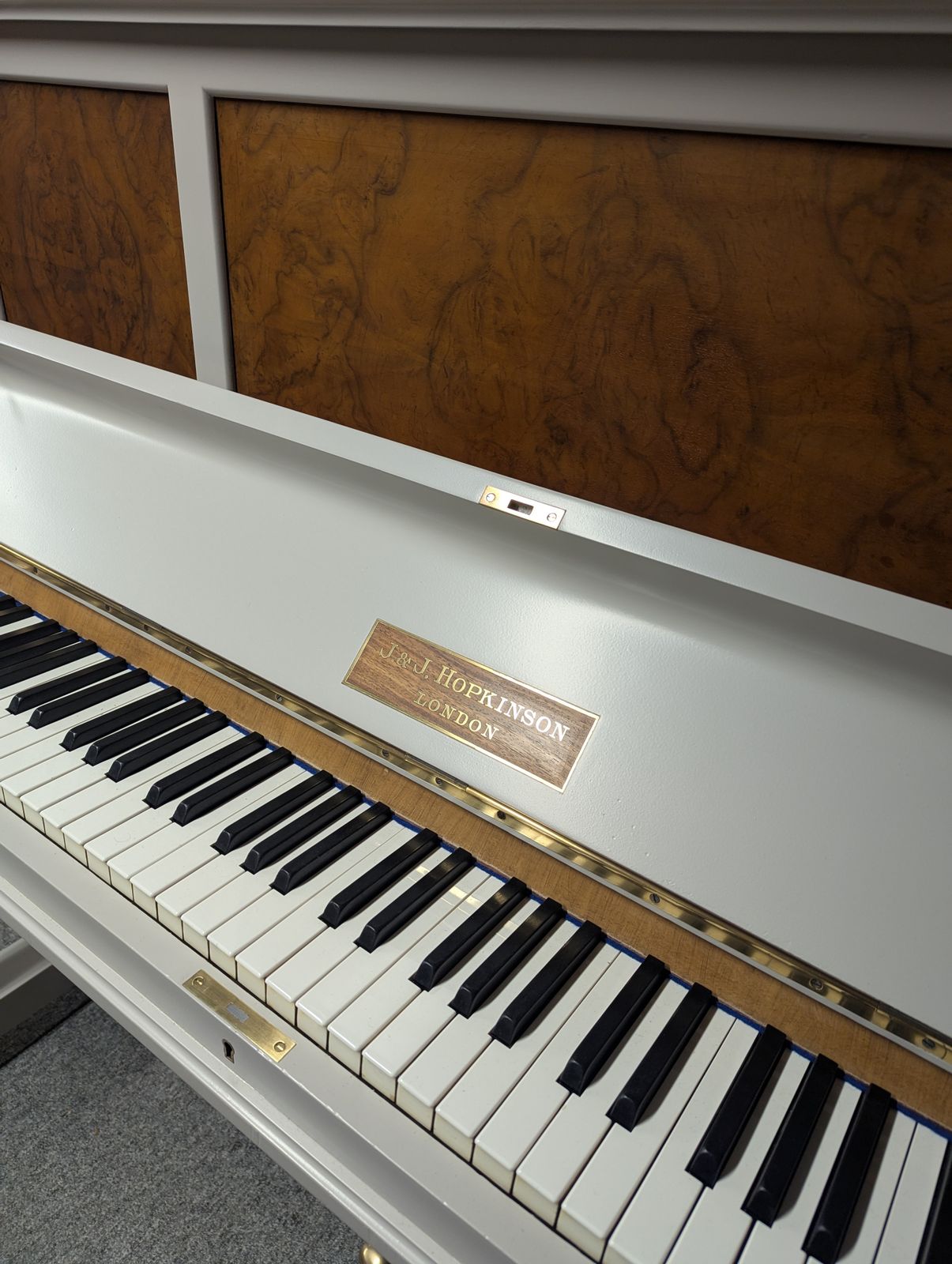 photo vinterior Hopkinkson Traditional Upright Piano, Finished In F&B Purbeck Stone