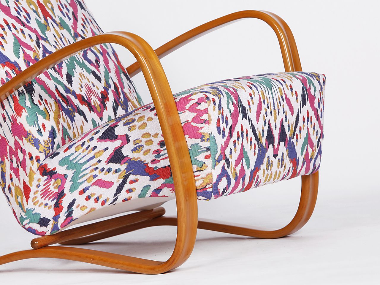 Streamline Chair H 269 By Jindřich Halabala For Spojene Up Zavody, 1930s photo vinterior