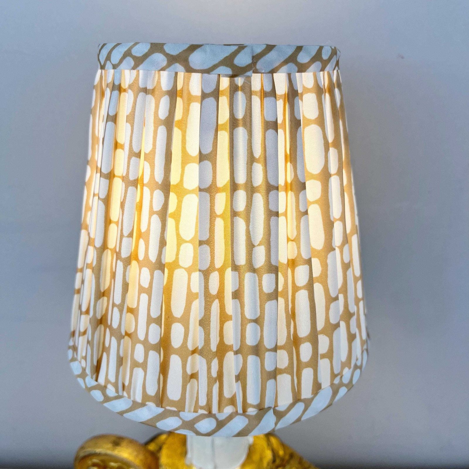 Pair Of Gold Colour Vintage French Chateau Style Chamberstick Lamps photo 120.0