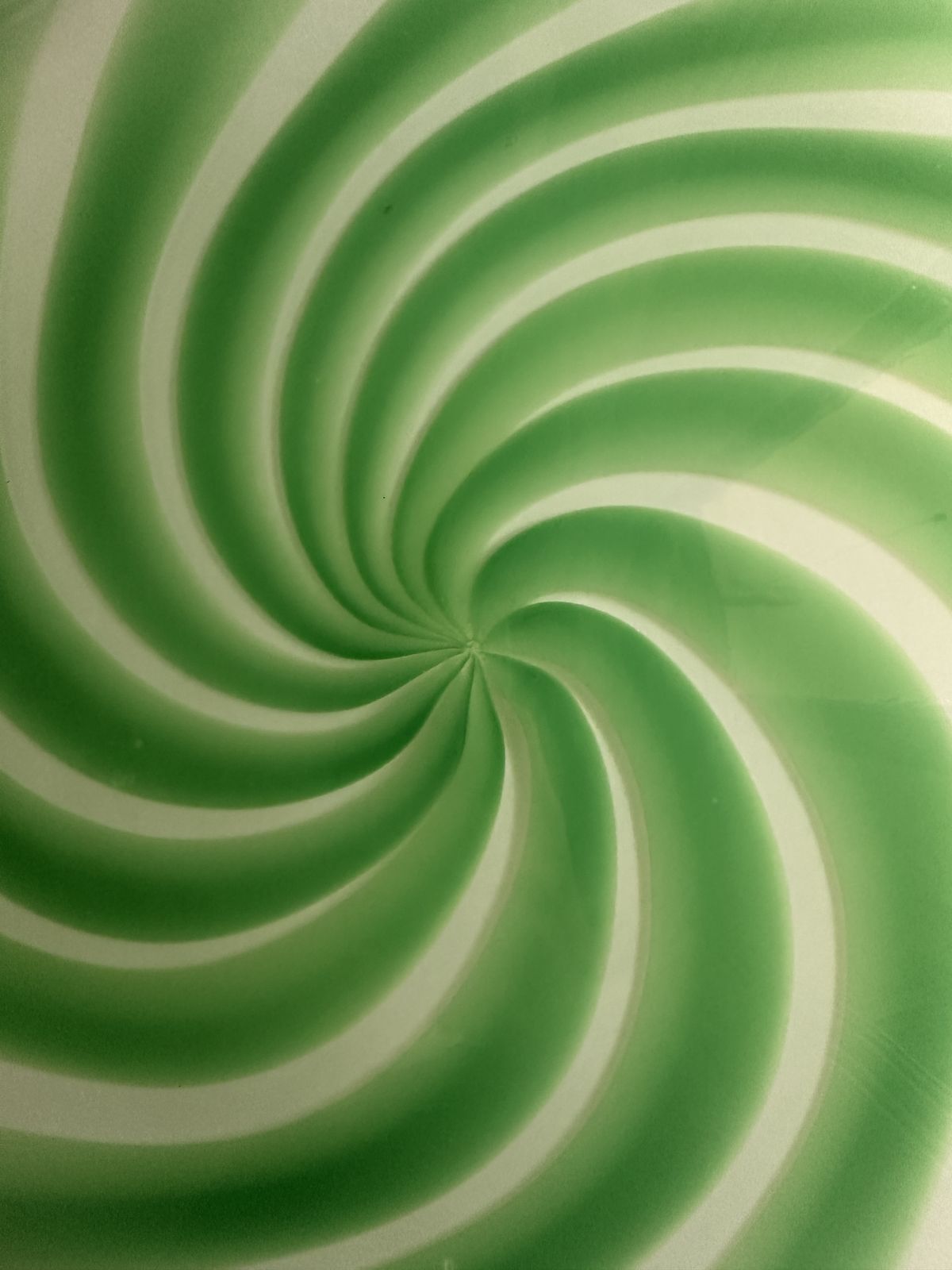 Contemporary Italian Milky White And Clear Green Swirls Murano Glass Flush Mount Or Wall Sconce photo for sale