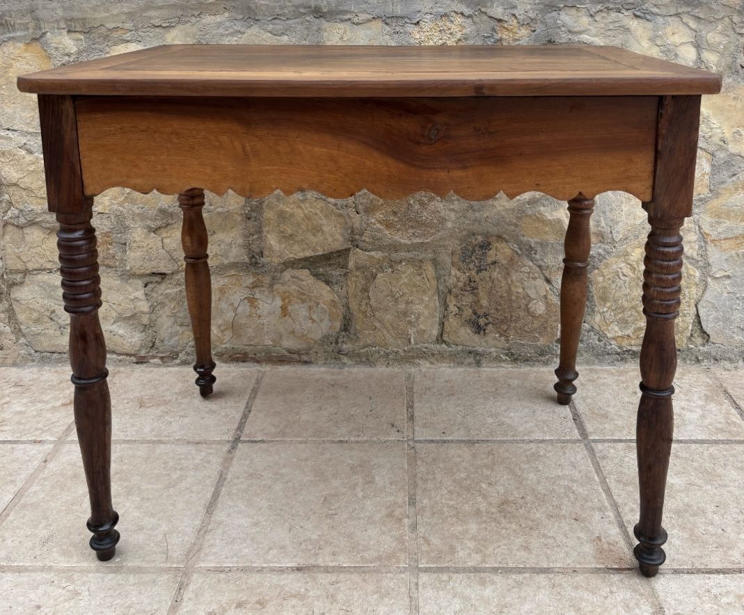 Louis Philippe Desk In Walnut, 1800s photo furniture