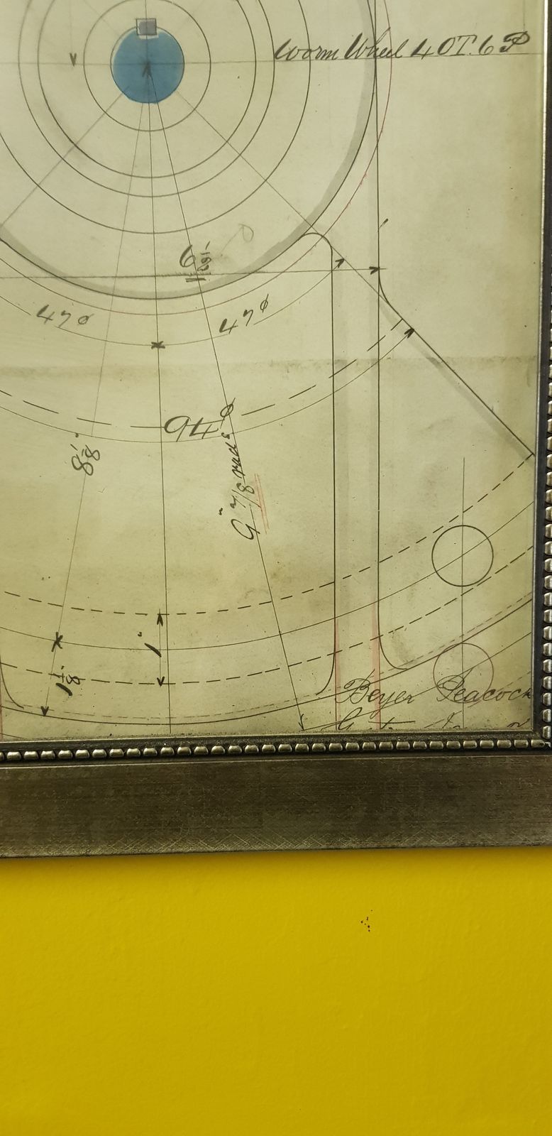 Genuine Hand Drawn Technical Drawing Of A 'Portable Cylinder Boring Machine ' For The Railway photo buy
