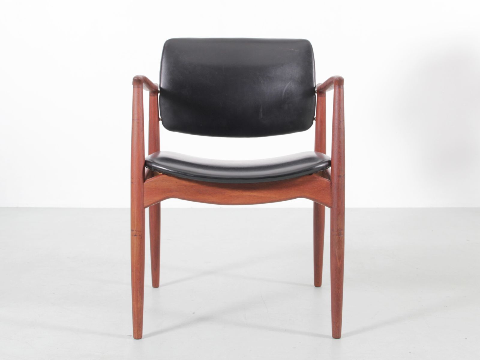 Mid Century Modern Danish Pair Of Armchair In Teak Model Captain 66 By Erik Buck photo vintage