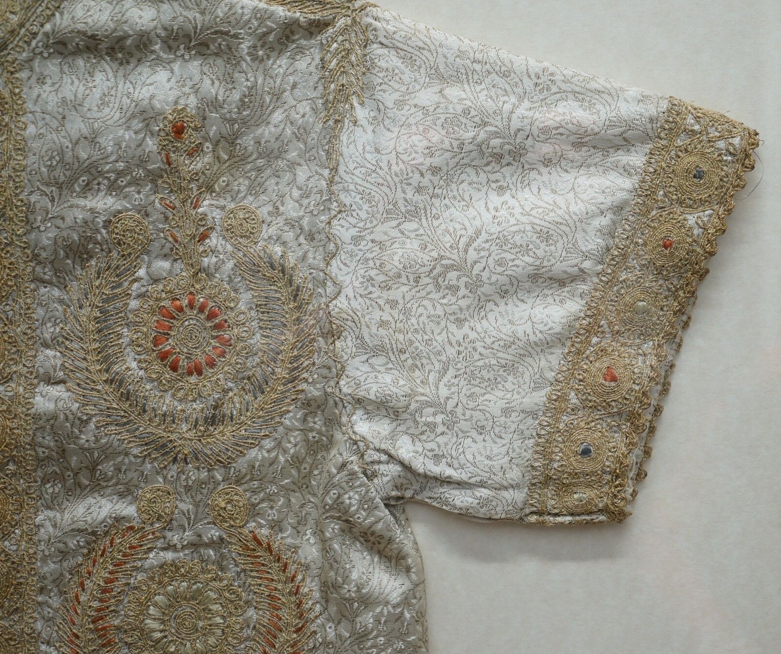 19th Century Chinese Silk Embroidered Ceremonial Jacket In Display Picture Frame photo buy