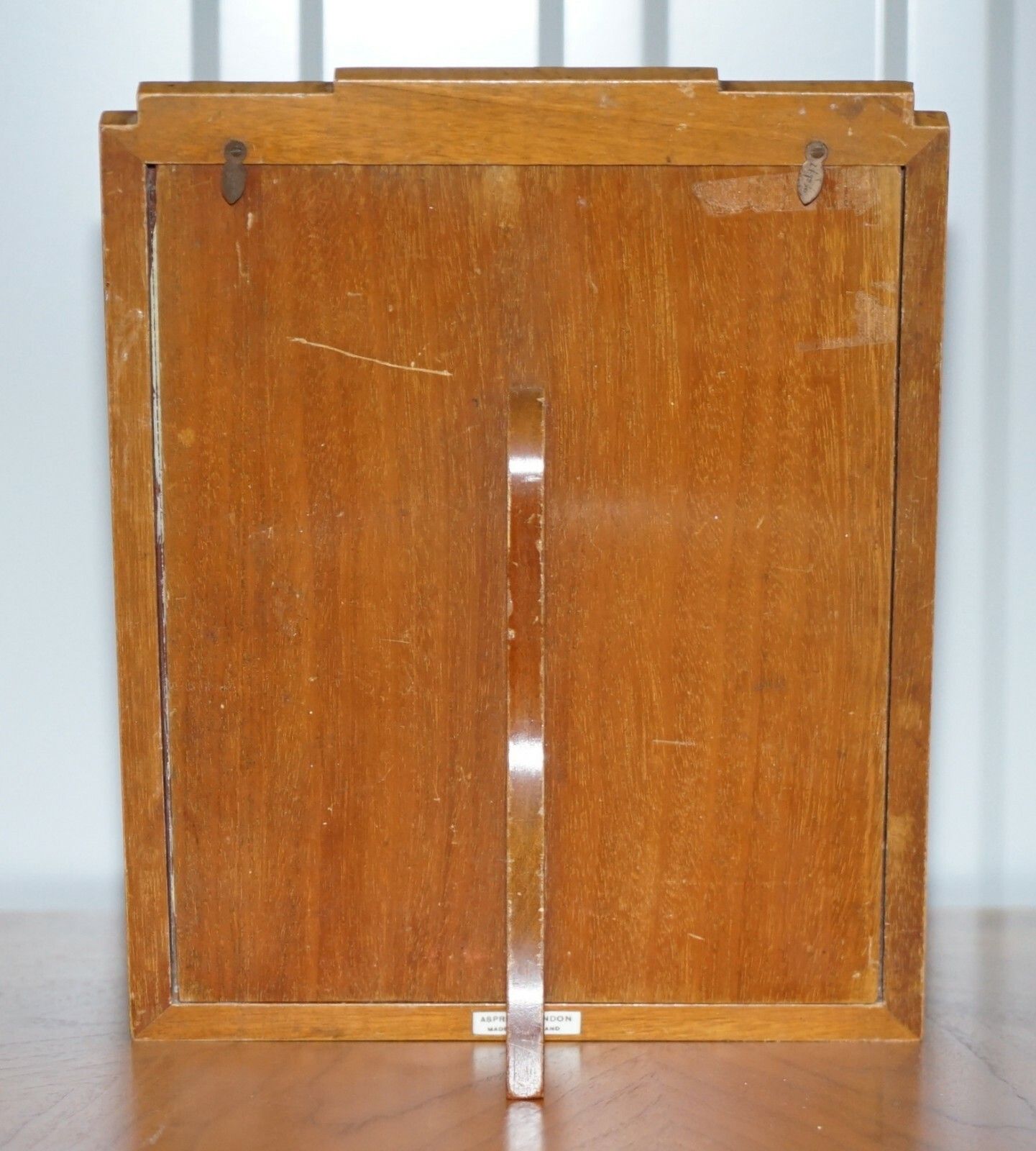 photo furniture Asprey London American Art Deco Satinwood Table Picture Frame Exceptional Piece