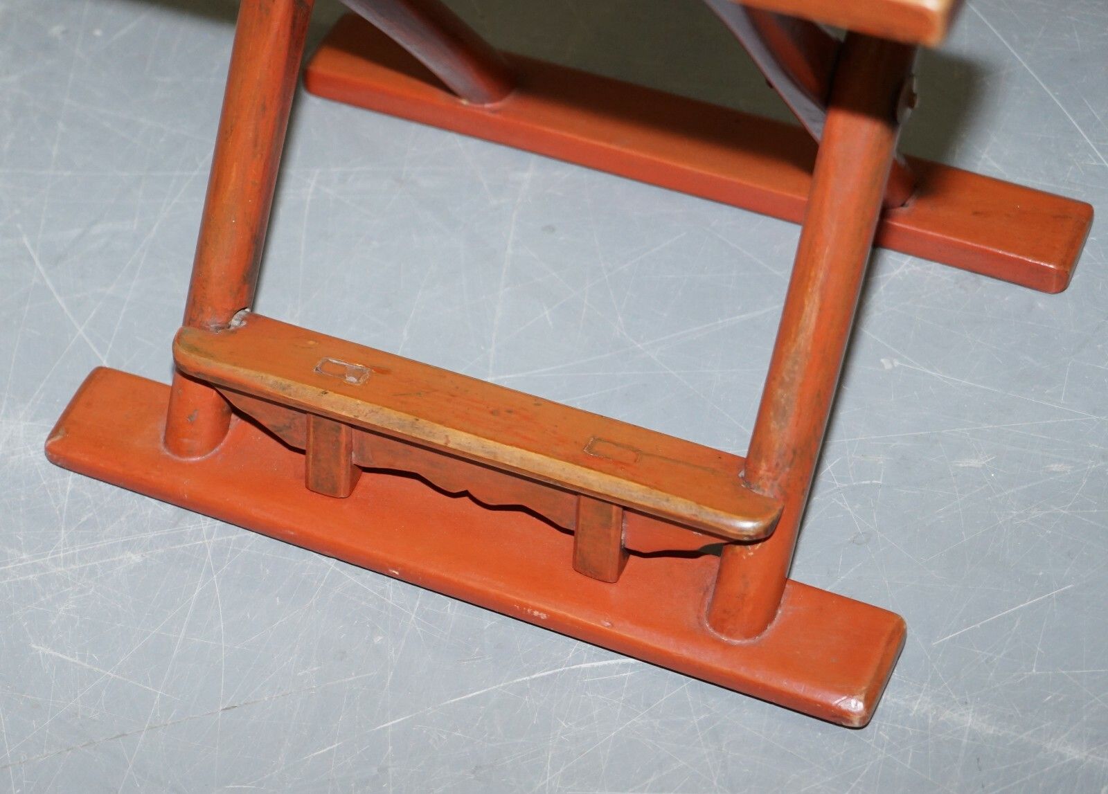photo furniture Antique Chinese Circa 1900  1920 Export Folding Occasional Chair Nice Carvings