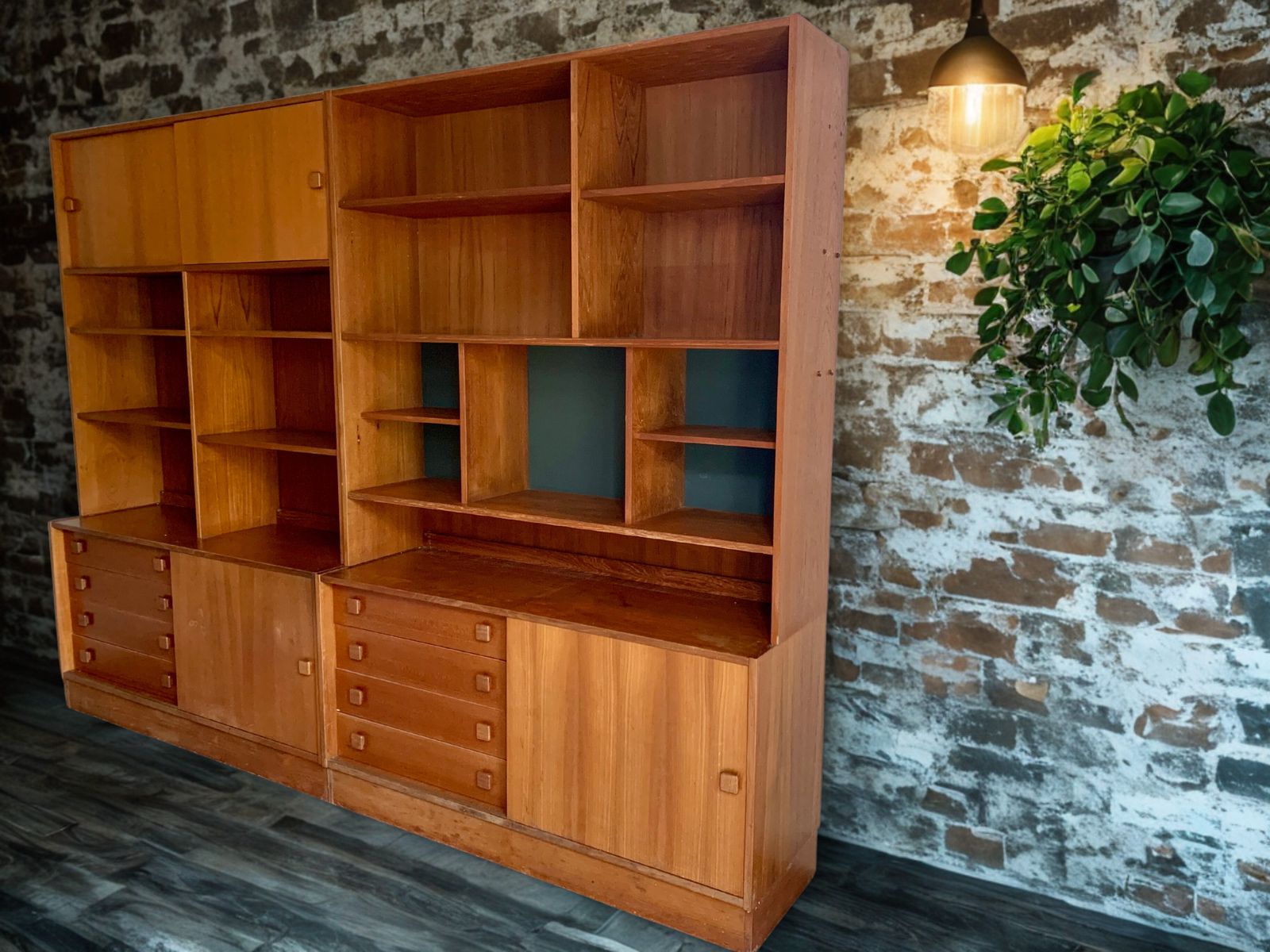 Mid Century Wall Unit By McIntosh Of Kirkcaldy