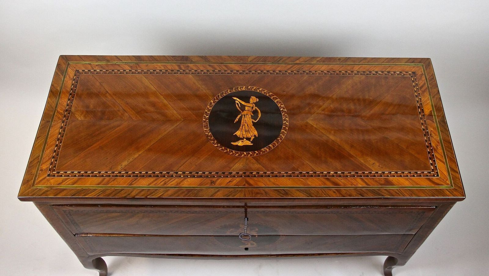 18th Century Marquetry Chest Of Drawers   Museums Quality, Milan/ It Ca. 1760 photo 22100.0