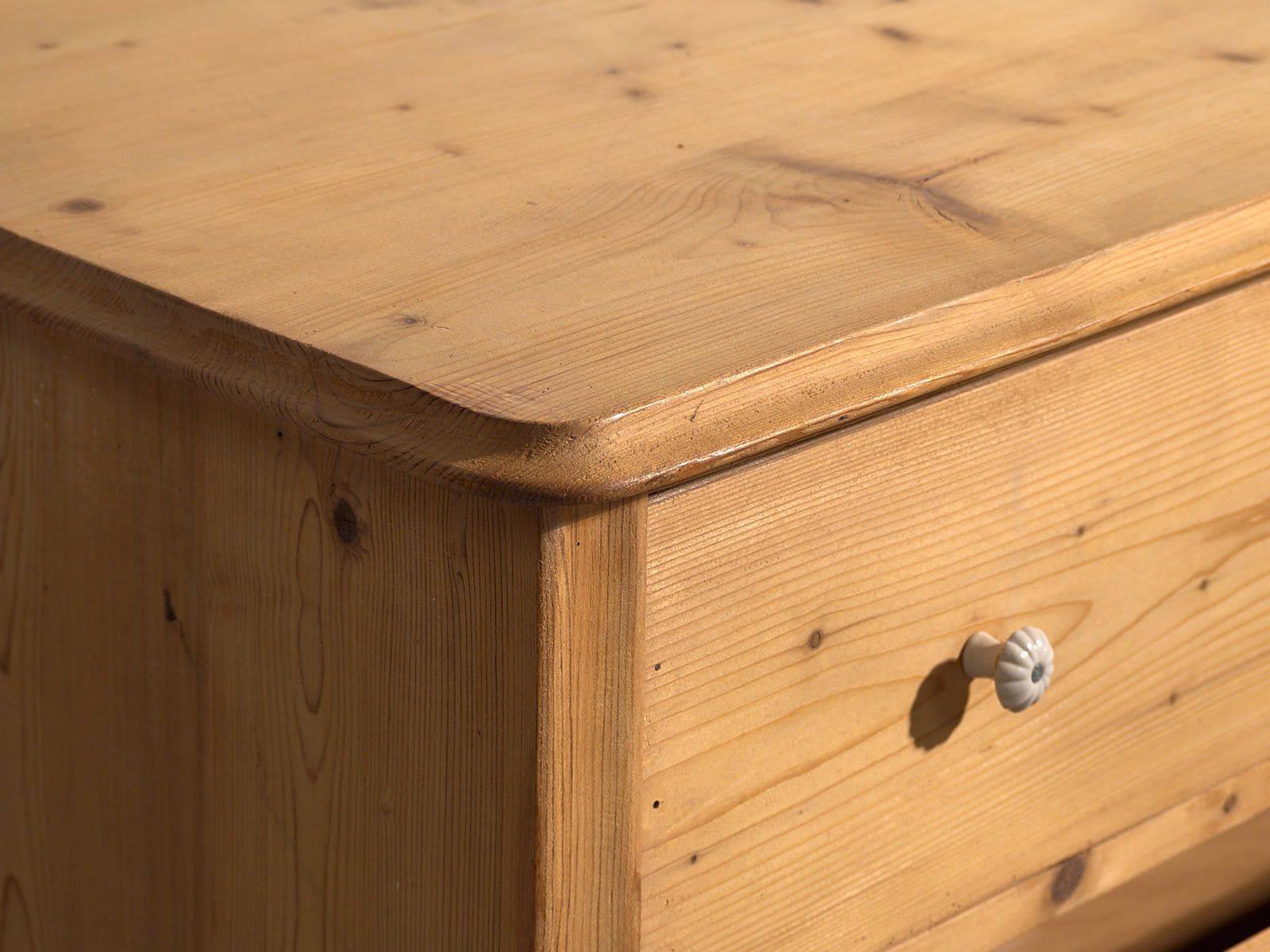 Antique Solid Wood Chest Of Drawers (C.1920) #33 photo Furniture