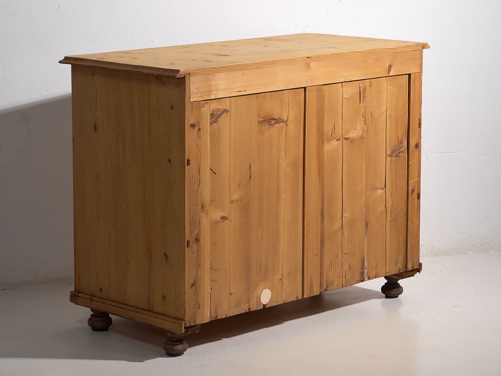 Antique Solid Wood Chest Of Drawers (C.1920) #33 photo vintage