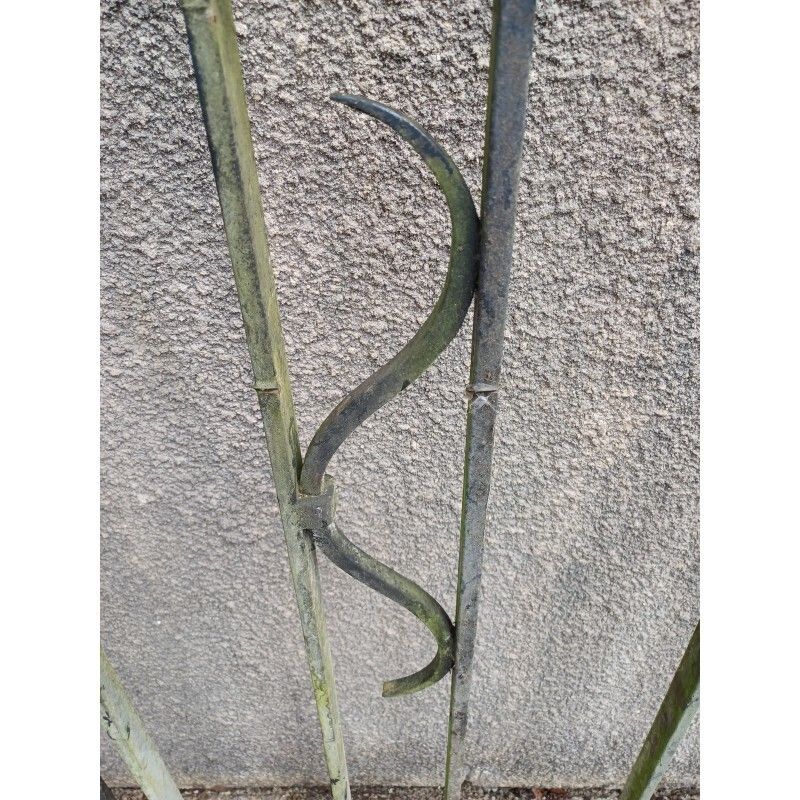 408.0 Wrought Iron Gate With 2 Leaves photo