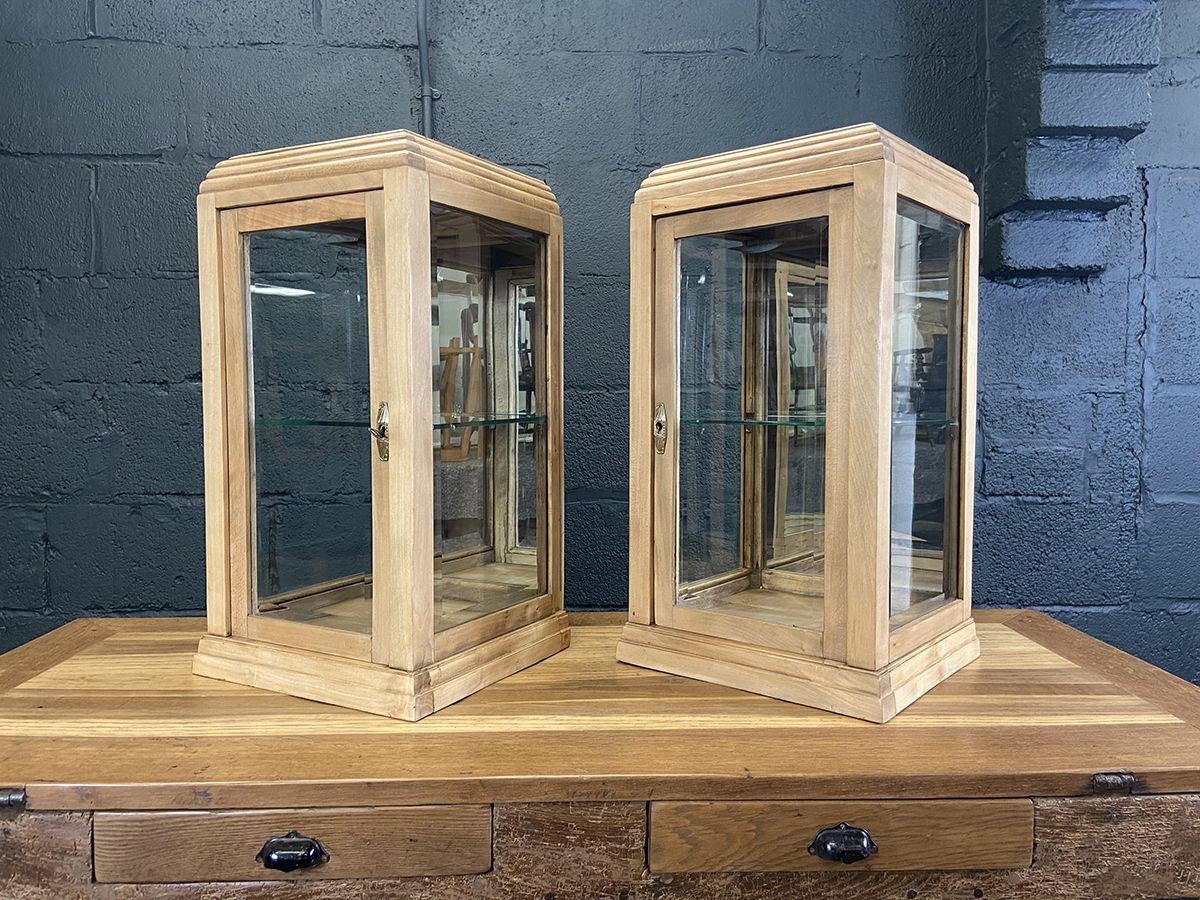 Pair Of French Art Deco Display Cabinets