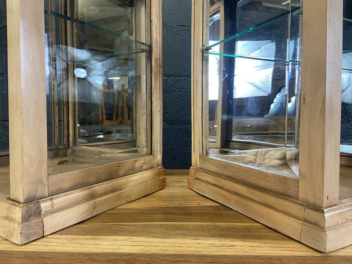 Furniture Pair Of French Art Deco Display Cabinets photo
