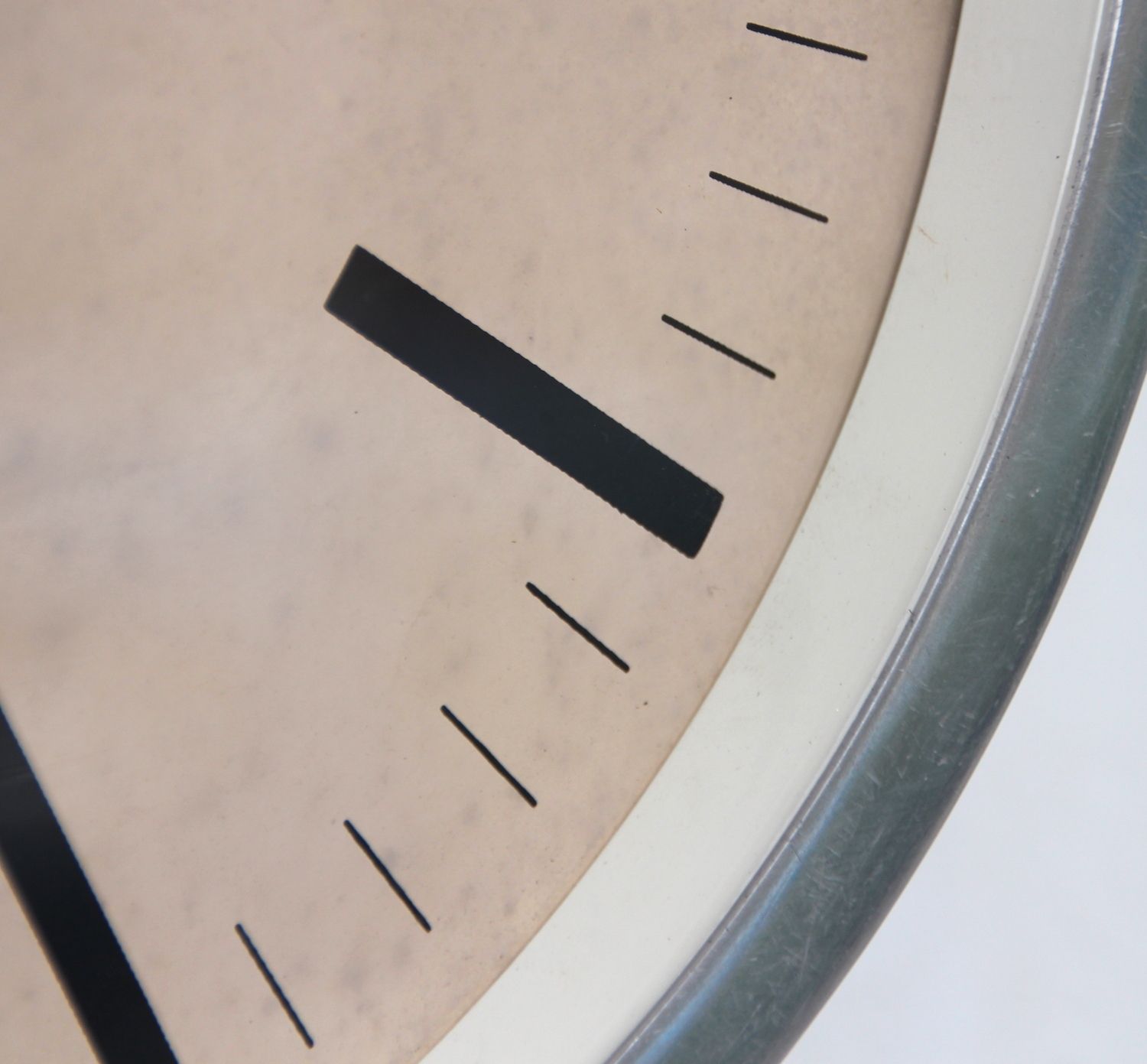 photo for sale 1970s French Commercial Industrial Calendar Wall Clock. Fully Guaranteed