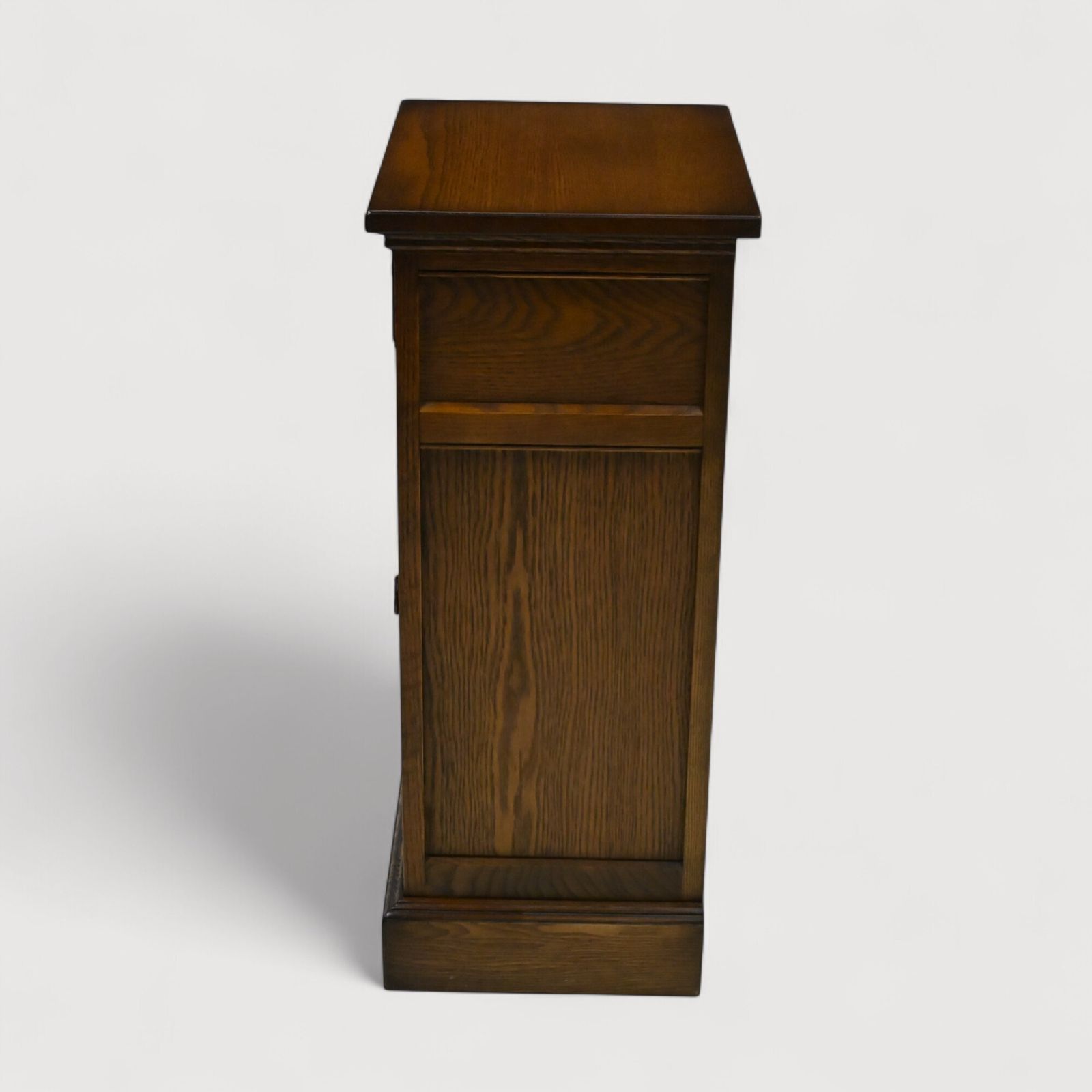 Old Charm Pedestal Cabinet Shelved Light Oak Free Delivery photo for sale